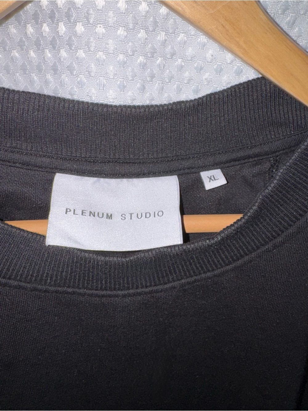 Plenum Studio Relaxed Fit Crewneck Sweatshirt Size XL - Black - Picture 2 of 10